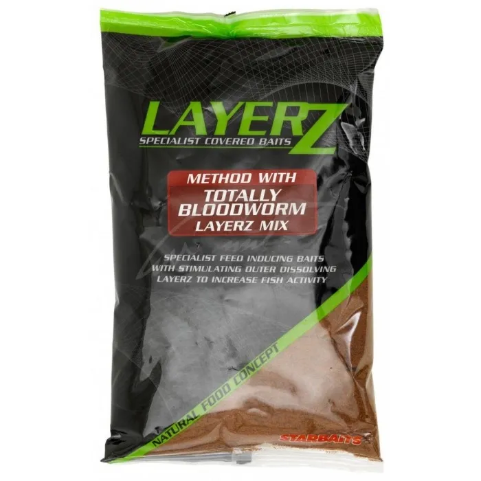 Метод микс Starbaits LayerZ Totally Bloodworm 1kg