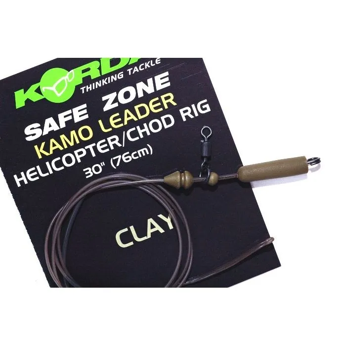 Монтаж гелікоптер Korda Safe Zone Kamo Leader Helicopter/Chod Rig Clay Brown