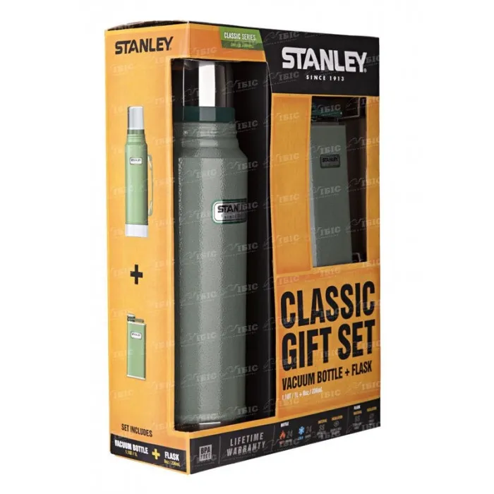 Н-р Stanley Термос Legendary Classic 1 Л Зел. + Фляга Classic 236 Мл Зел.