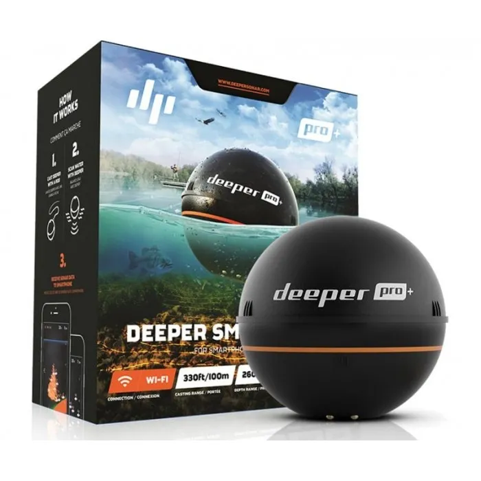 Набор Эхолот Deeper Pro WIFI + Накладка Night Fishing Cover
