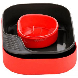 Набір посуду Wildo W30268 Camp-A-Box Basic ц:червоний