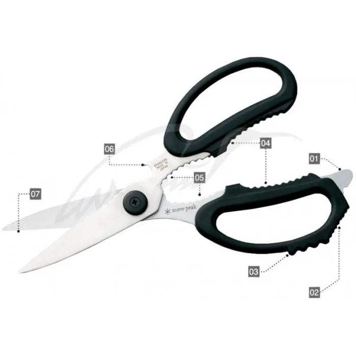 Набір Snow Peak GK-100 Kitchen Scissors Set ножиці ніж
