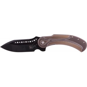 Нож Begg Knives Steelcraft Field MarshallBronze Gold silver handle