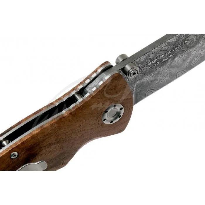 Нож Boker Tirpitz Damascus Wood