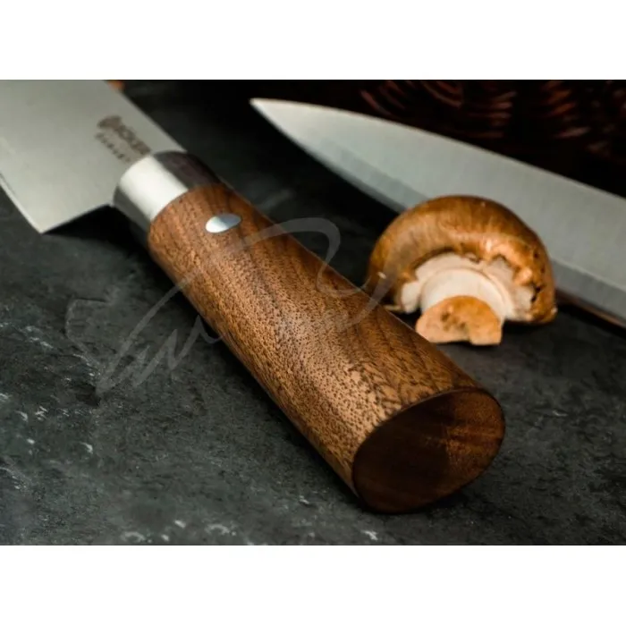Нож кухонный Boker Damascus Walnut Utility