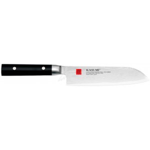 Нож кухонный Kasumi Damascus Santoku 180 мм