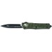 Нож Microtech Combat Troodon Double Edge Black Blade. Ц: olive
