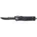 Нож Microtech Combat Troodon Drop Point Black Blade