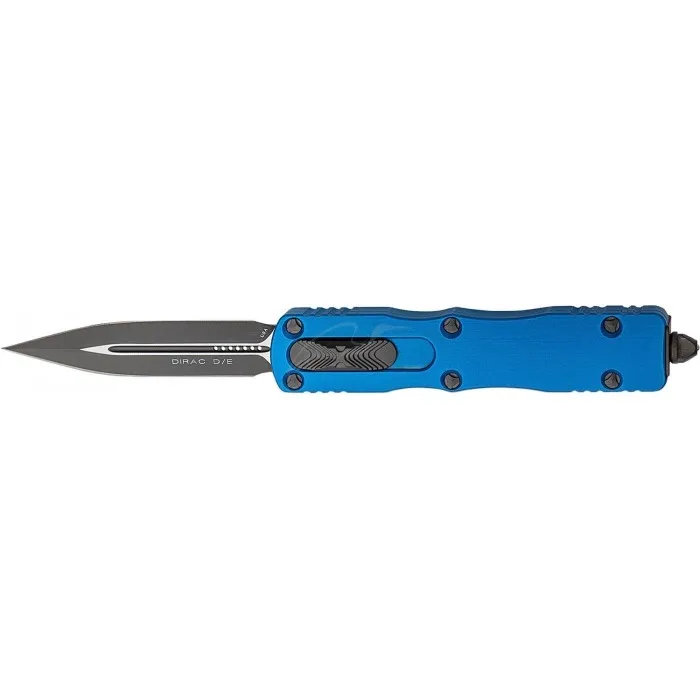Нож Microtech Dirac DE Black Blade. Цвет: blue