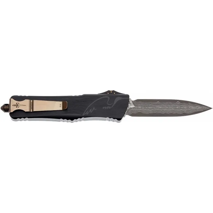 Нож Microtech Marfione Custom Combat Troodon Double Edge Damascus