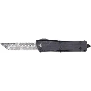 Нож Microtech Marfione Custom Troodon Hellhound Tanto Damascus