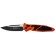Нож Microtech Socom Elite Auto Drop Point Black Blade. Ц:orange