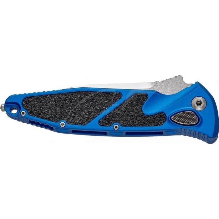 Нож Microtech Socom Elite Auto Drop Point Stonewash. Цвет: blue