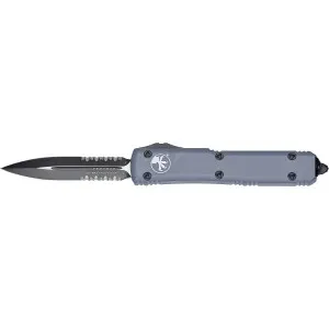 Нож Microtech Ultratech Double Edge Black Blade. Ц: серый