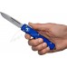 Нож Microtech Ultratech Drop Point Stonewash. Цвет: blue