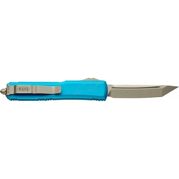Нож Microtech Ultratech Tanto Point Stonewash. Цвет: turquoise