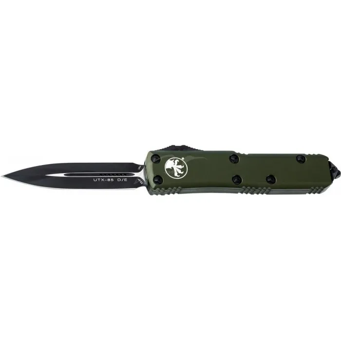 Нож Microtech UTX-85 Double Edge Black Blade. Ц:od green