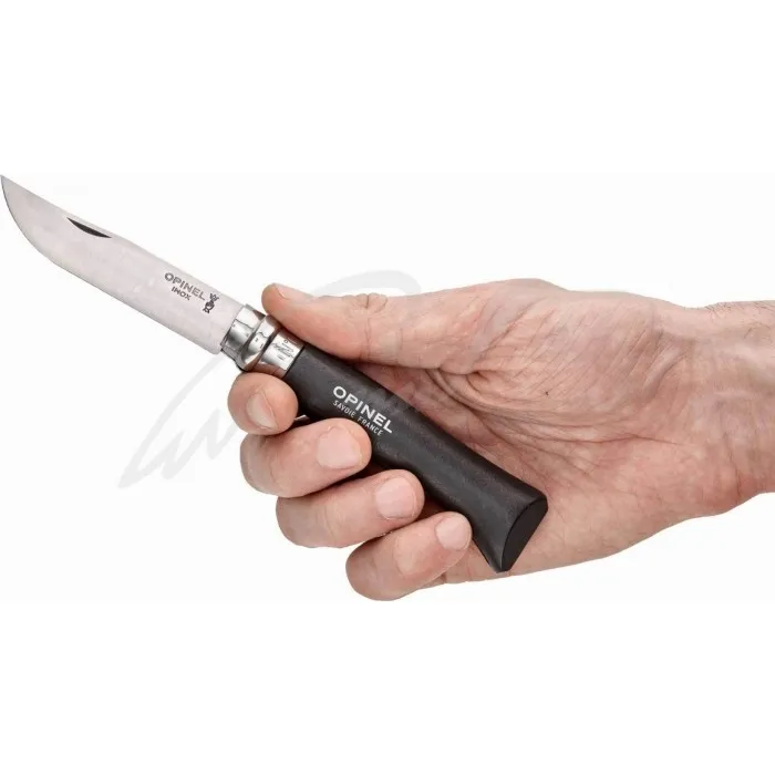 Нож Opinel №8 Inox коричневый (блистер)