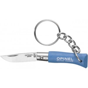Нож Opinel Keychain №2 Inox. Цвет - голубой