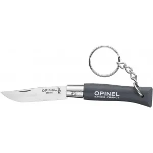 Нож Opinel Keychain №4 Inox. Цвет - серый