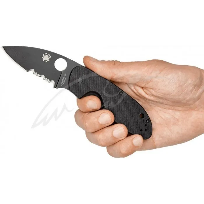 Нож Spyderco Efficient Black Blade