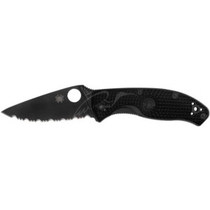 Нож Spyderco Tenacious Black Blade Lightweight