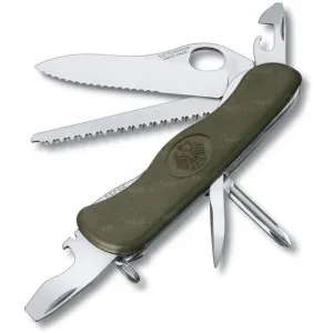 Нож Victorinox 0.8461.MW4DE Military ц: оливковый
