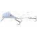 Оснастка Savage Gear 4Play Lip Scull M #4 and 6 Treble Baitfish UV Clear (2шт/уп)