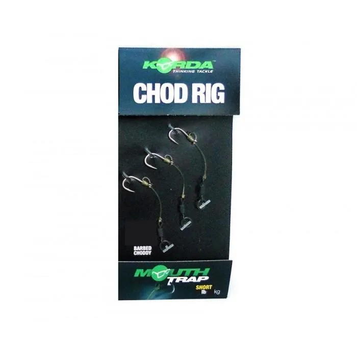 Оснащення волосяная Korda Chod Rig Short Barbed №10