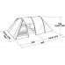 Палатка Easy Camp Galaxy 400 Teal Green
