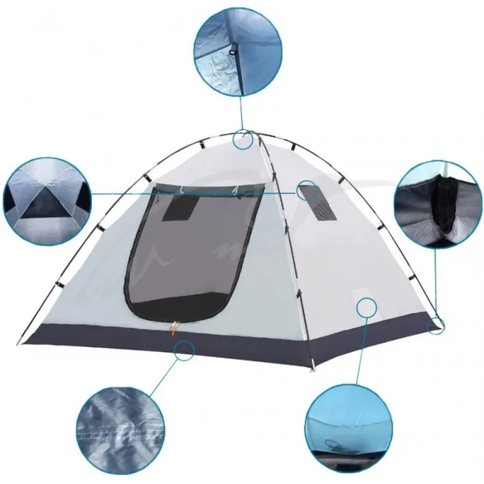 Палатка KingCamp Holiday 3 ц:blue