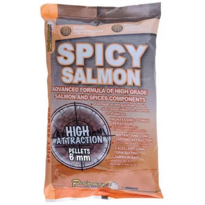 Пеллетс Starbaits Spicy Salmon 6mm 700g