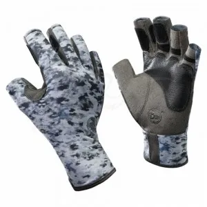 Перчатки Buff Pro Series Angler II Gloves fish camo M/L