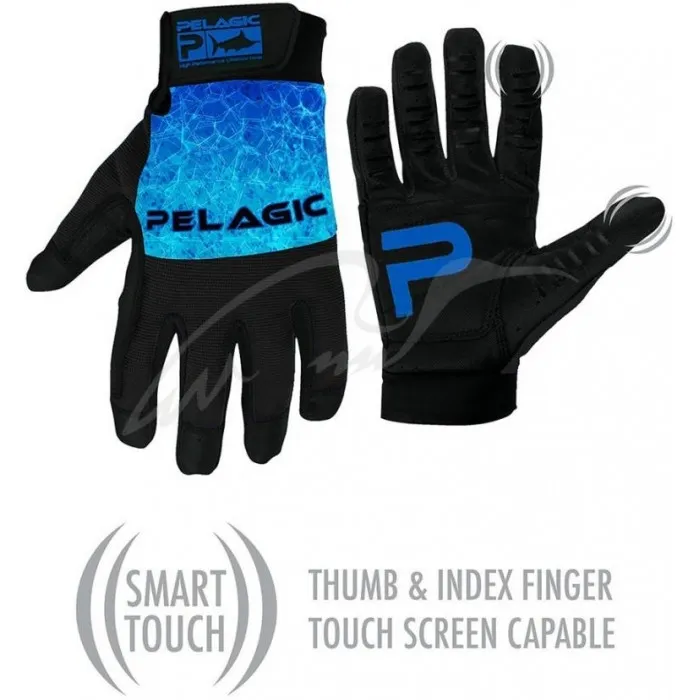 Перчатки Pelagic End Game Pro Gloves S/M ц:blue