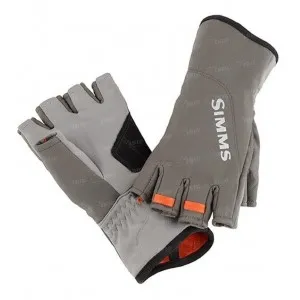 Перчатки Simms ExStream Half Finger Glove ц:dark gunmetal