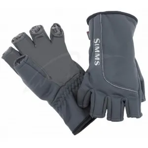 Перчатки Simms Guide Windbloc Half Finger Glove ц:raven