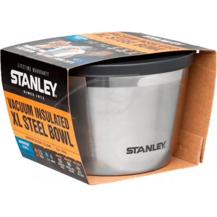 Харчовий термоконтейнер Stanley Adventure Vacuum Bowl 0.95 л ц:сталевий