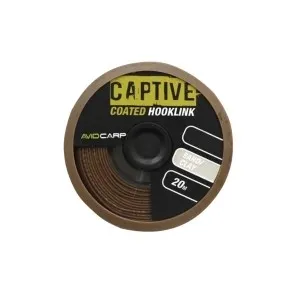 Поводковый материал Avid Carp Captive Coated Hooklink Sand/Clay 15lb