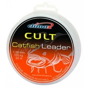 Повідковий матеріал Climax CULT Catfish Leader 20м 1.30 мм 135кг (жовтий)