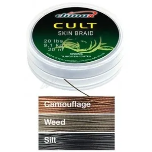 Повідковий матеріал Climax CULT Skin Braid 30lb 15м (camou brown mat finish)