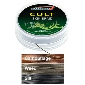 Поводковый материал Climax CULT Skin Braid 30lb 20м (camou)