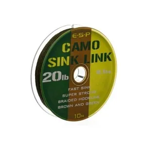 Поводковый материал ESP Camo Sink Link Green 20 lb