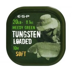 Поводковый материал Esp Tungsten Loaded 20 lb Weed Soft