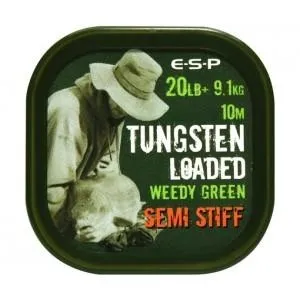 Поводковий матеріал Esp Tungsten Loaded 20 lb Weed Stiff