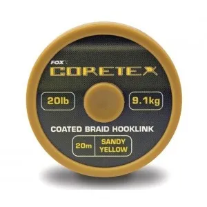 Поводковий матеріал FOX Coretex 25 lb S/Yello