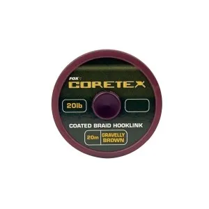Поводковый материал FOX Coretex Gravelly Brown 20м 35lb