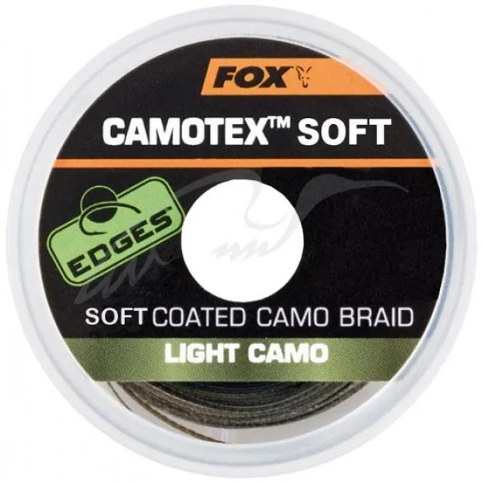 Поводковый материал Fox International Edges Camotex Soft 20lb 20m Light Camo