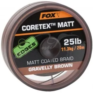 Повідковий матеріал Fox International Edges Coretex Matt 25lb 20m ц: gravelly brown