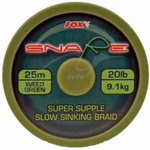 Поводковый материал Fox International Snare Braid 20lb 25m