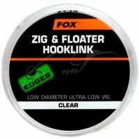 Повідковий матеріал Fox International Zig & Floater Hooklink 100м (Clear) 0.234 mm 4.08 kg